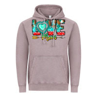 Vintage Zinc Love Mom Vintage Hoodie - CowhideDigitalArt