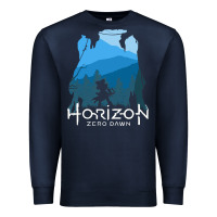 Navy horizon zero dawn Premium Sweatshirt - DesigneFamous