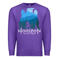 Purple horizon zero dawn Premium Sweatshirt - DesigneFamous