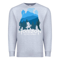 Heather Grey horizon zero dawn Premium Sweatshirt - DesigneFamous