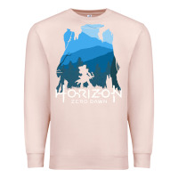 Pale Pink horizon zero dawn Premium Sweatshirt - DesigneFamous