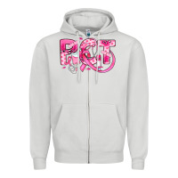 Dove Grey breast cancer pct patient care technician Zipper Hoodie - JahusDesignShop