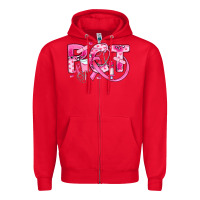 Red breast cancer pct patient care technician Zipper Hoodie - JahusDesignShop