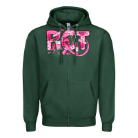 Sports Green breast cancer pct patient care technician Zipper Hoodie - JahusDesignShop
