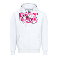 White breast cancer pct patient care technician Zipper Hoodie - JahusDesignShop