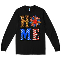 Black 4th of july home Long Sleeve Tee - BundleAndBundleShop