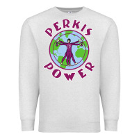 Oatmeal Heather heavyweights power Premium Sweatshirt - DesigneFamous