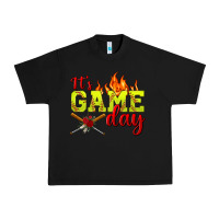 Black It's Game Day Softball Urban Heavy Tee - BundleAndBundleShop