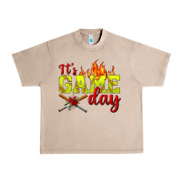 French Oak It's Game Day Softball Urban Heavy Tee - BundleAndBundleShop