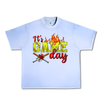 Grape Ice It's Game Day Softball Urban Heavy Tee - BundleAndBundleShop