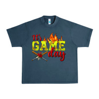 Midnight Navy It's Game Day Softball Urban Heavy Tee - BundleAndBundleShop