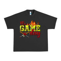 Pigment Black It's Game Day Softball Urban Heavy Tee - BundleAndBundleShop