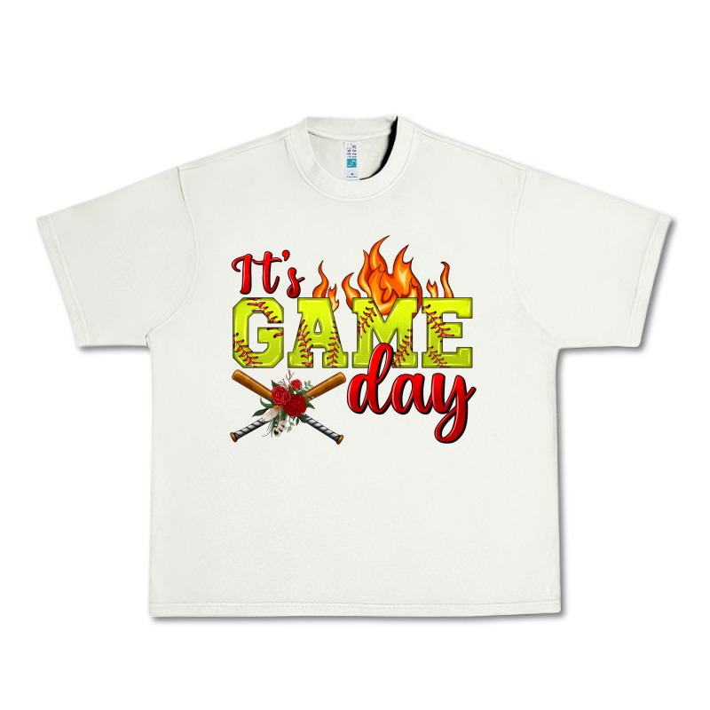 It's Game Day Softball Urban Heavy Tee by BundleAndBundleShop | Teevron