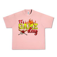 Salmon It's Game Day Softball Urban Heavy Tee - BundleAndBundleShop