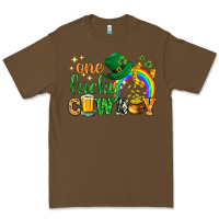 Cacao One lucky cowboy St. Patricks day Premium Tee - HowdyJamesFarm