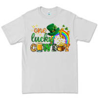 Dove Grey One lucky cowboy St. Patricks day Premium Tee - HowdyJamesFarm