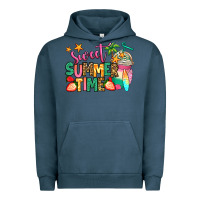 Pigment Midnight Navy sweet summer time iced coffee Urban Hoodie - Jasminsmagicworld