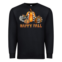 Black happy fall Premium Sweatshirt - JahusDesignShop
