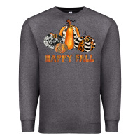 Charcoal Heather happy fall Premium Sweatshirt - JahusDesignShop