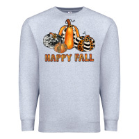 Heather Grey happy fall Premium Sweatshirt - JahusDesignShop