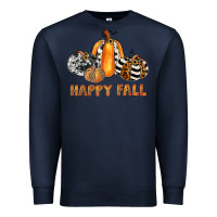 Navy happy fall Premium Sweatshirt - JahusDesignShop