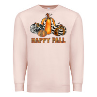 Pale Pink happy fall Premium Sweatshirt - JahusDesignShop