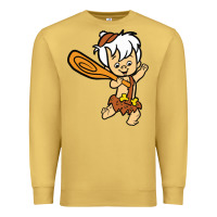 Antique Gold bamm bamm Premium Sweatshirt - DesigneFamous