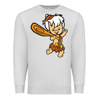 Dove Grey bamm bamm Premium Sweatshirt - DesigneFamous