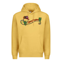 Antique Gold merry christmas western Premium Hoodie - CowhideDigitalArt