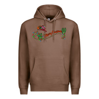 Chestnut merry christmas western Premium Hoodie - CowhideDigitalArt