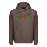 Coffee merry christmas western Premium Hoodie - CowhideDigitalArt