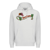Dove Grey merry christmas western Premium Hoodie - CowhideDigitalArt