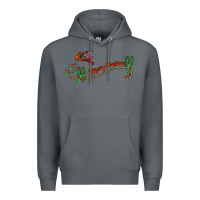 Rock merry christmas western Premium Hoodie - CowhideDigitalArt