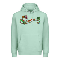Seafoam merry christmas western Premium Hoodie - CowhideDigitalArt