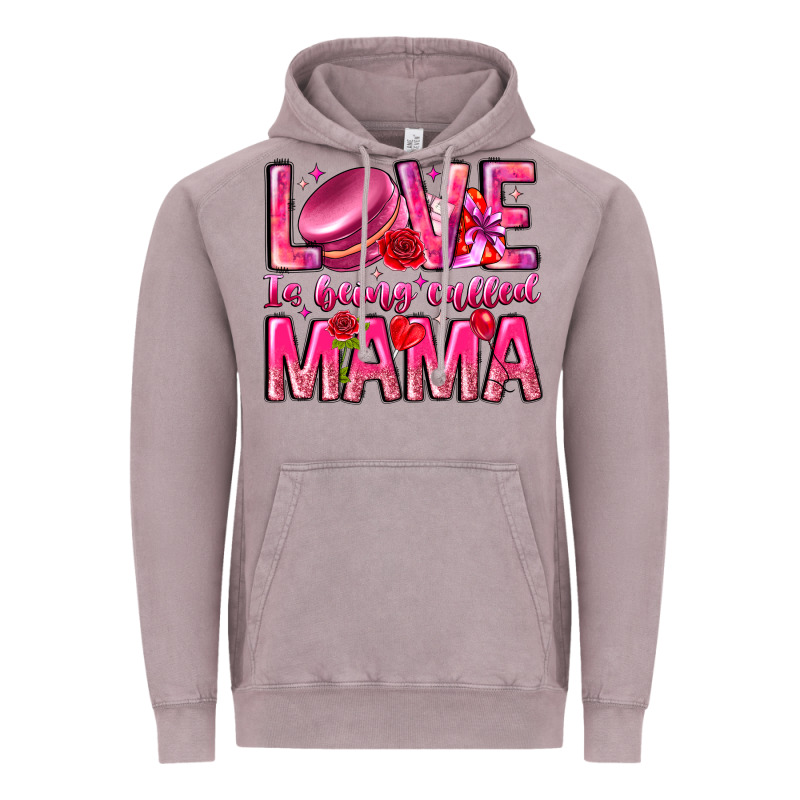 Love Is Being Called Mama Vintage Hoodie by CowhideDigitalArt | Teevron