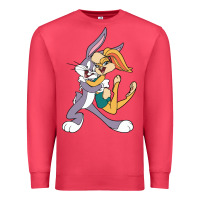 Cardinal bugs bunny and lola bunny Premium Sweatshirt - DesigneFamous
