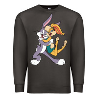 Smoke bugs bunny and lola bunny Premium Sweatshirt - DesigneFamous