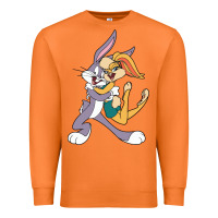 Carrot bugs bunny and lola bunny Premium Sweatshirt - DesigneFamous
