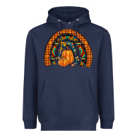 Navy fall pumpkin rainbow Heavyweight Hoodie - JahusDesignShop