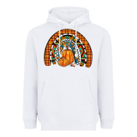 White fall pumpkin rainbow Heavyweight Hoodie - JahusDesignShop