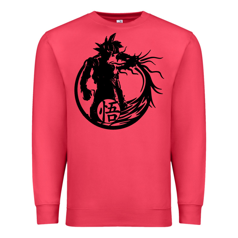 Goku Super Saiyan Ultra Dragon Premium Sweatshirt by DesigneFamous | Teevron