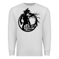 Dove Grey goku super saiyan ultra dragon Premium Sweatshirt - DesigneFamous