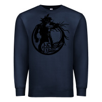 Navy goku super saiyan ultra dragon Premium Sweatshirt - DesigneFamous