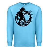 Ocean Blue goku super saiyan ultra dragon Premium Sweatshirt - DesigneFamous