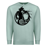 Seafoam goku super saiyan ultra dragon Premium Sweatshirt - DesigneFamous