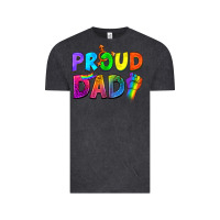 Vintage Black Western Proud Dad Vintage Tee - BundleAndBundleShop