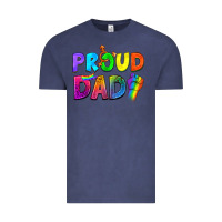 Vintage Denim Western Proud Dad Vintage Tee - BundleAndBundleShop