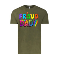 Vintage Olive Western Proud Dad Vintage Tee - BundleAndBundleShop