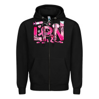 Black breast cancer lpn licensed practical nurse Zipper Hoodie - JahusDesignShop