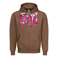 Chestnut breast cancer lpn licensed practical nurse Zipper Hoodie - JahusDesignShop